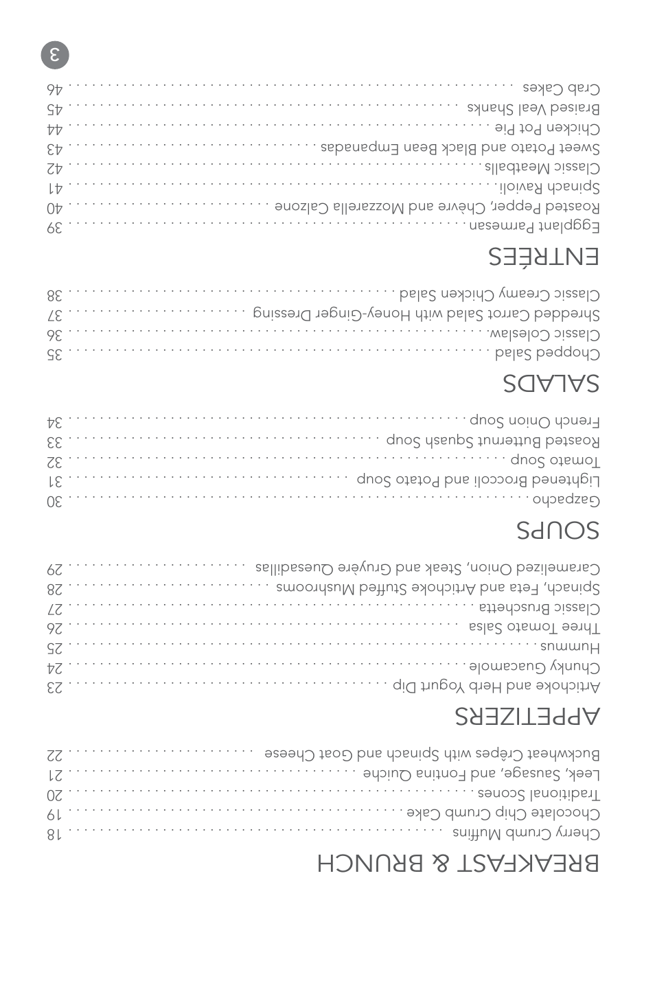 Breakfast & brunch, Appetizers, Soups | Salads, Entrées | Cuisinart FP-14 User Manual | Page 90 / 93