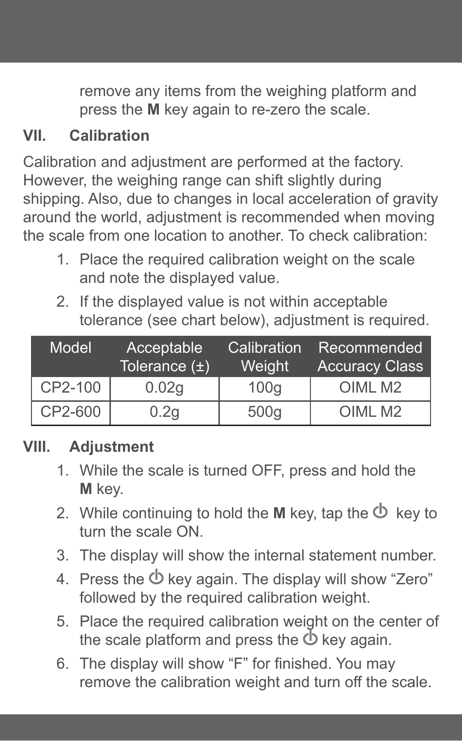 American Weigh Scales (AWS) CP2-600 User Manual | Page 5 / 6