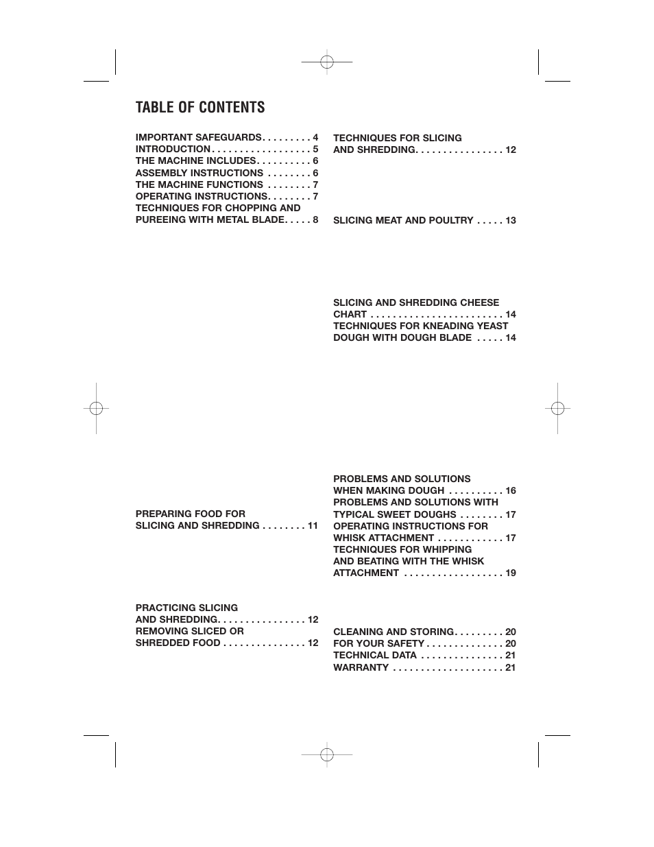 Cuisinart MP-14C User Manual | Page 4 / 24