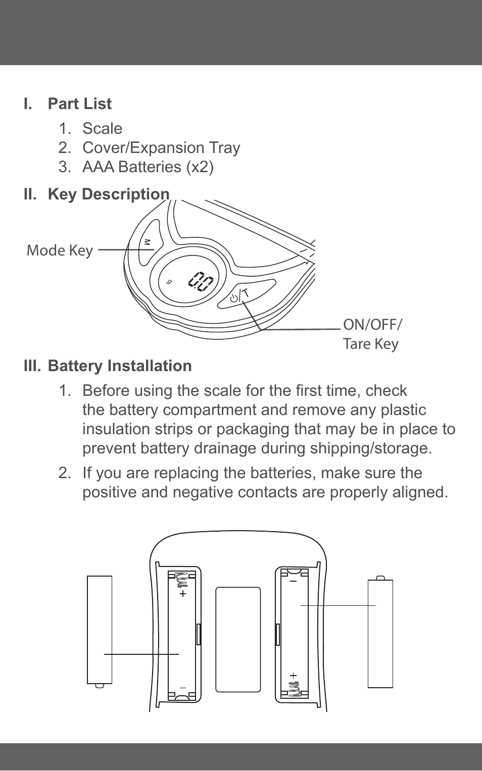 American Weigh Scales (AWS) PV-650 User Manual | Page 3 / 6