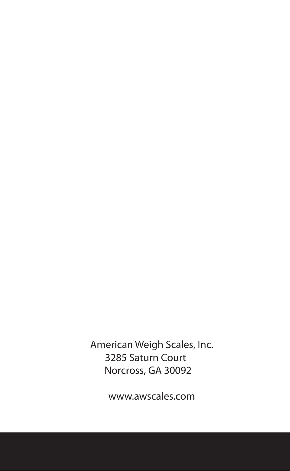 American Weigh Scales (AWS) GeminiPRO User Manual | Page 5 / 5