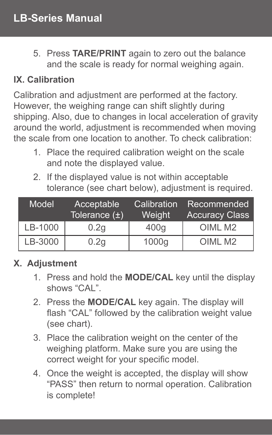 American Weigh Scales (AWS) LB-1000 User Manual | Page 6 / 7