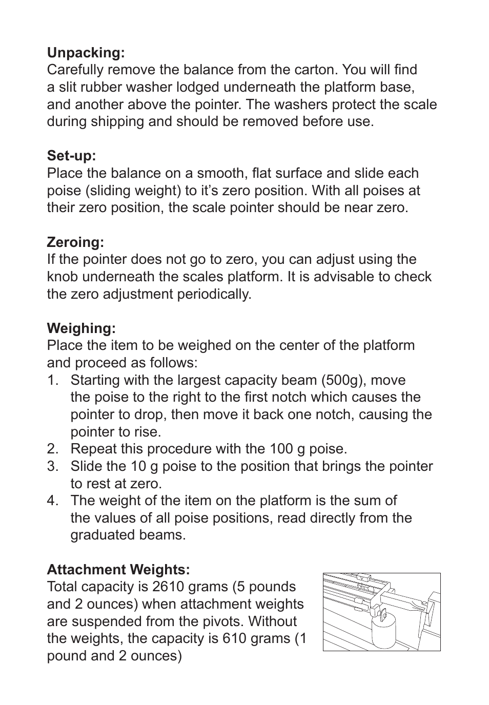 American Weigh Scales (AWS) TB-2610 User Manual | Page 3 / 5