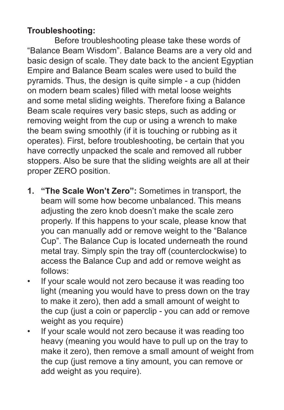 American Weigh Scales (AWS) TB-2610 User Manual | Page 4 / 5