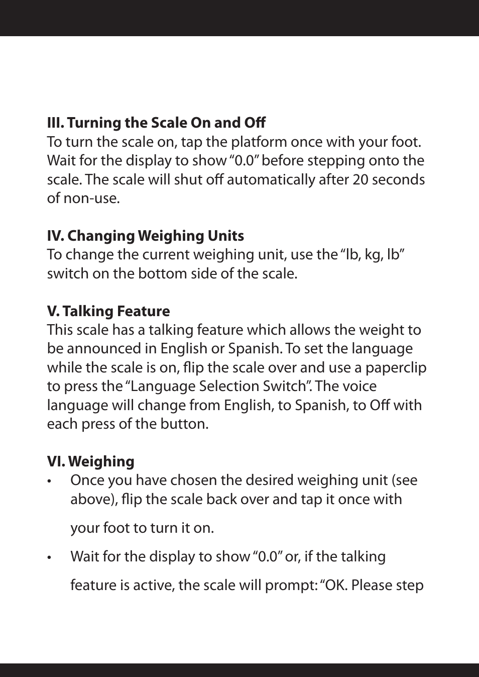 American Weigh Scales (AWS) 396TBS User Manual | Page 4 / 7