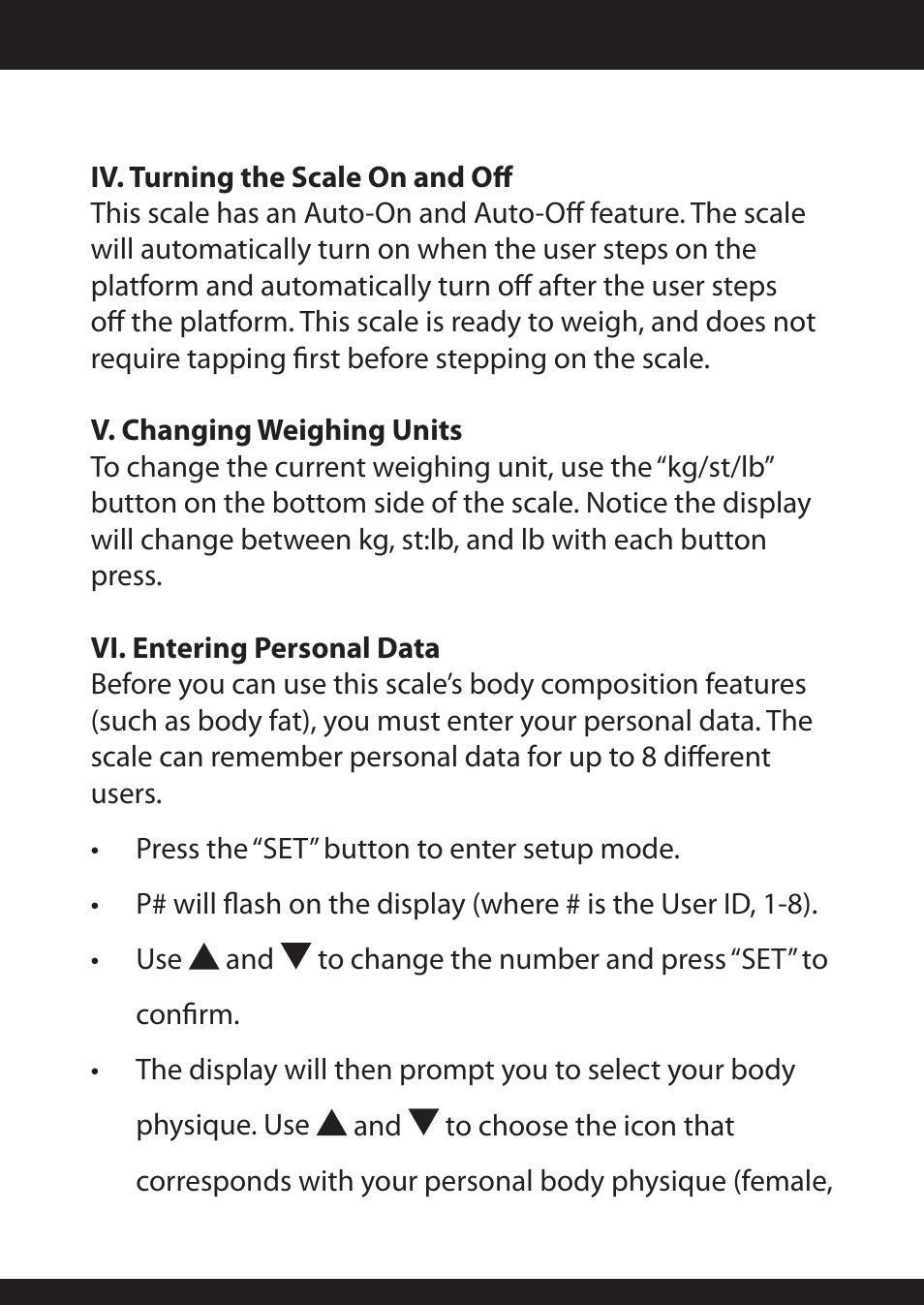 American Weigh Scales (AWS) Quantum User Manual | Page 4 / 9