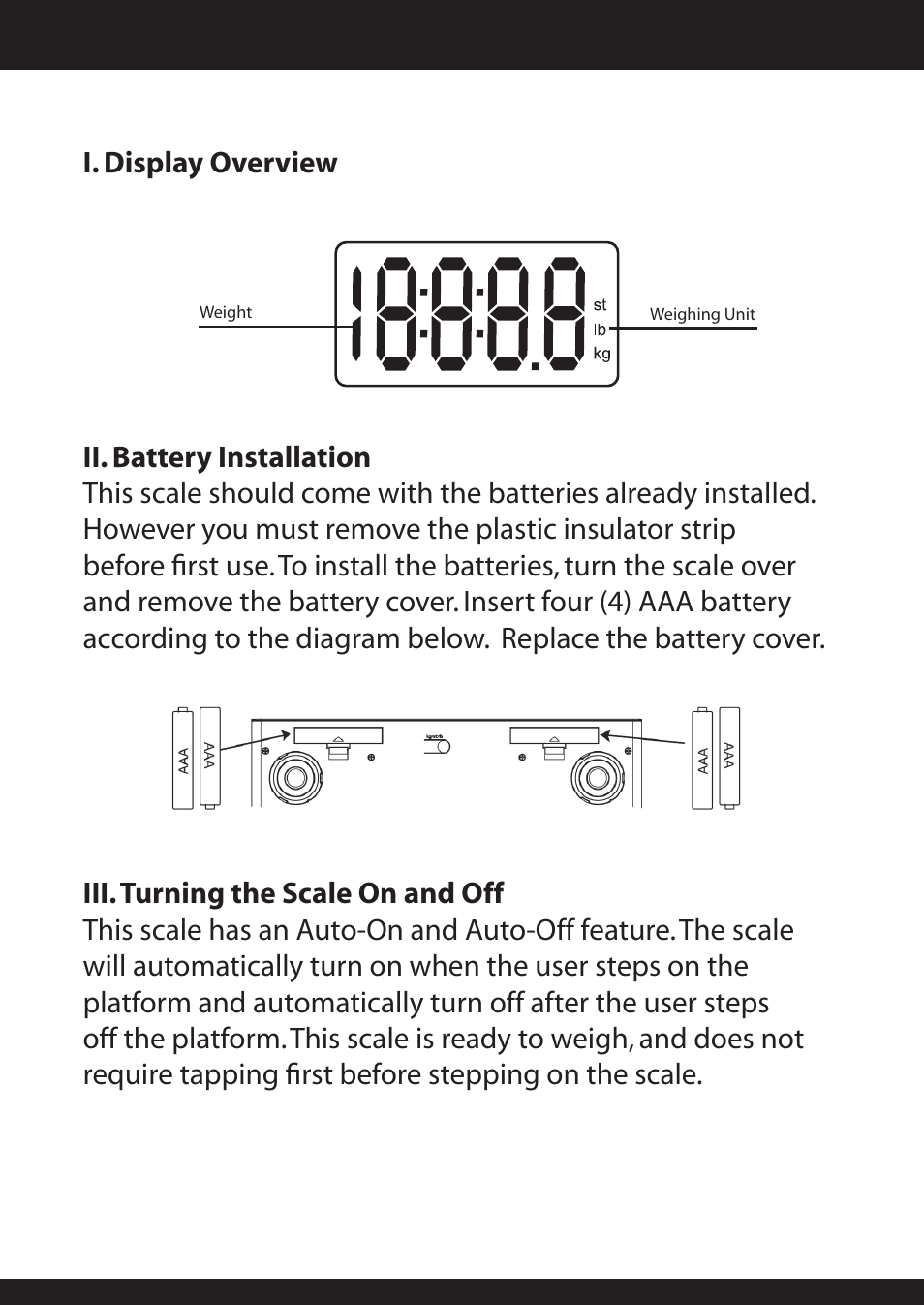 American Weigh Scales (AWS) Mercury User Manual | Page 3 / 6