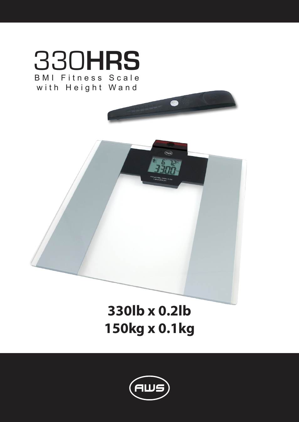 American Weigh Scales (AWS) 330HRS User Manual | 6 pages