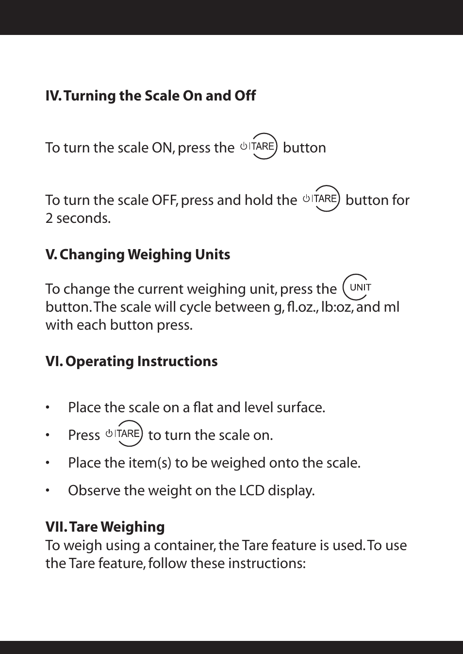 American Weigh Scales (AWS) ONYX User Manual | Page 4 / 8