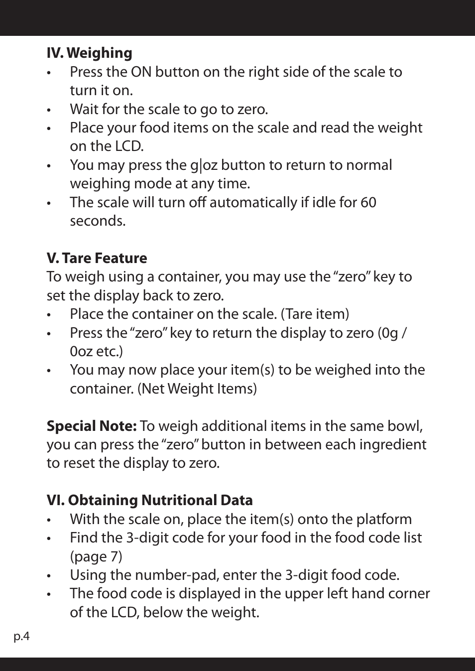 American Weigh Scales (AWS) NB2-5000 User Manual | Page 4 / 22