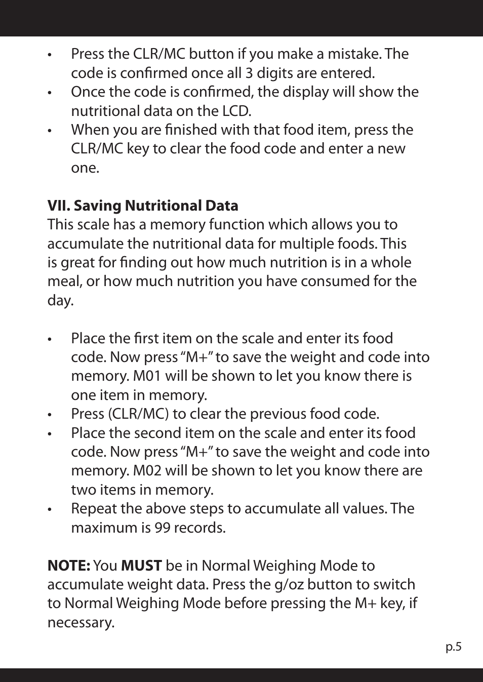 American Weigh Scales (AWS) NB2-5000 User Manual | Page 5 / 22
