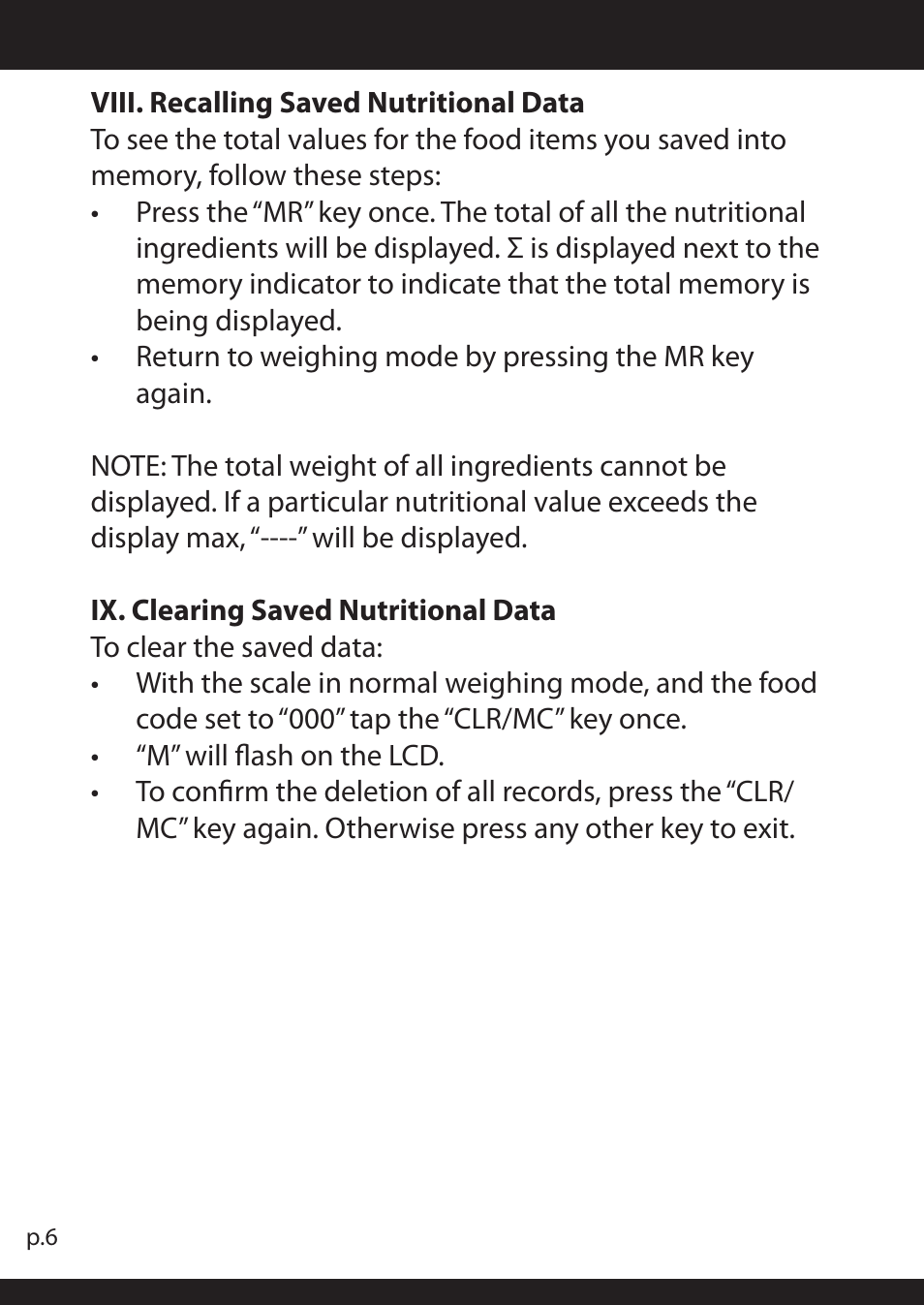 American Weigh Scales (AWS) NB2-5000 User Manual | Page 6 / 22