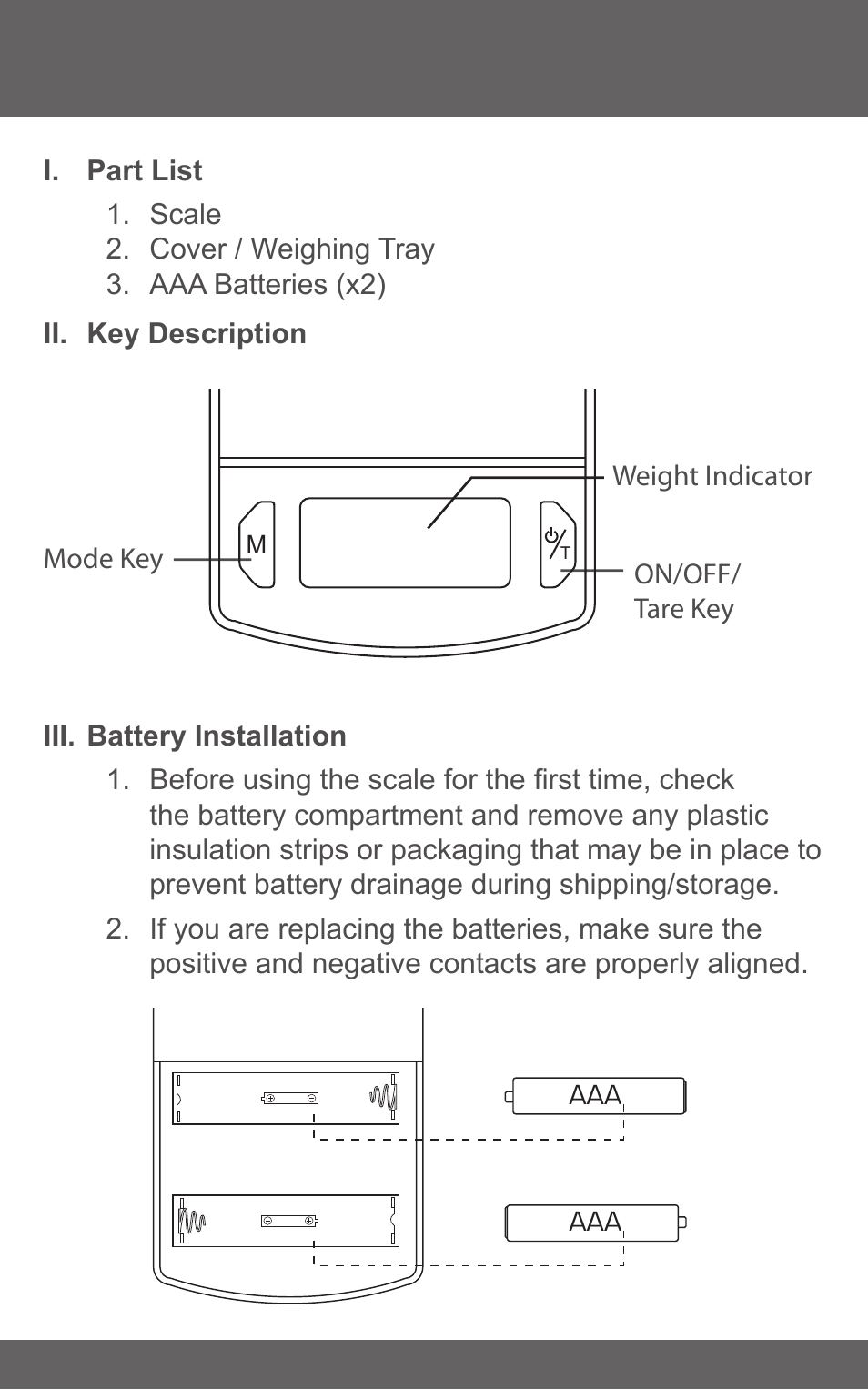 American Weigh Scales (AWS) MS-600 User Manual | Page 3 / 7