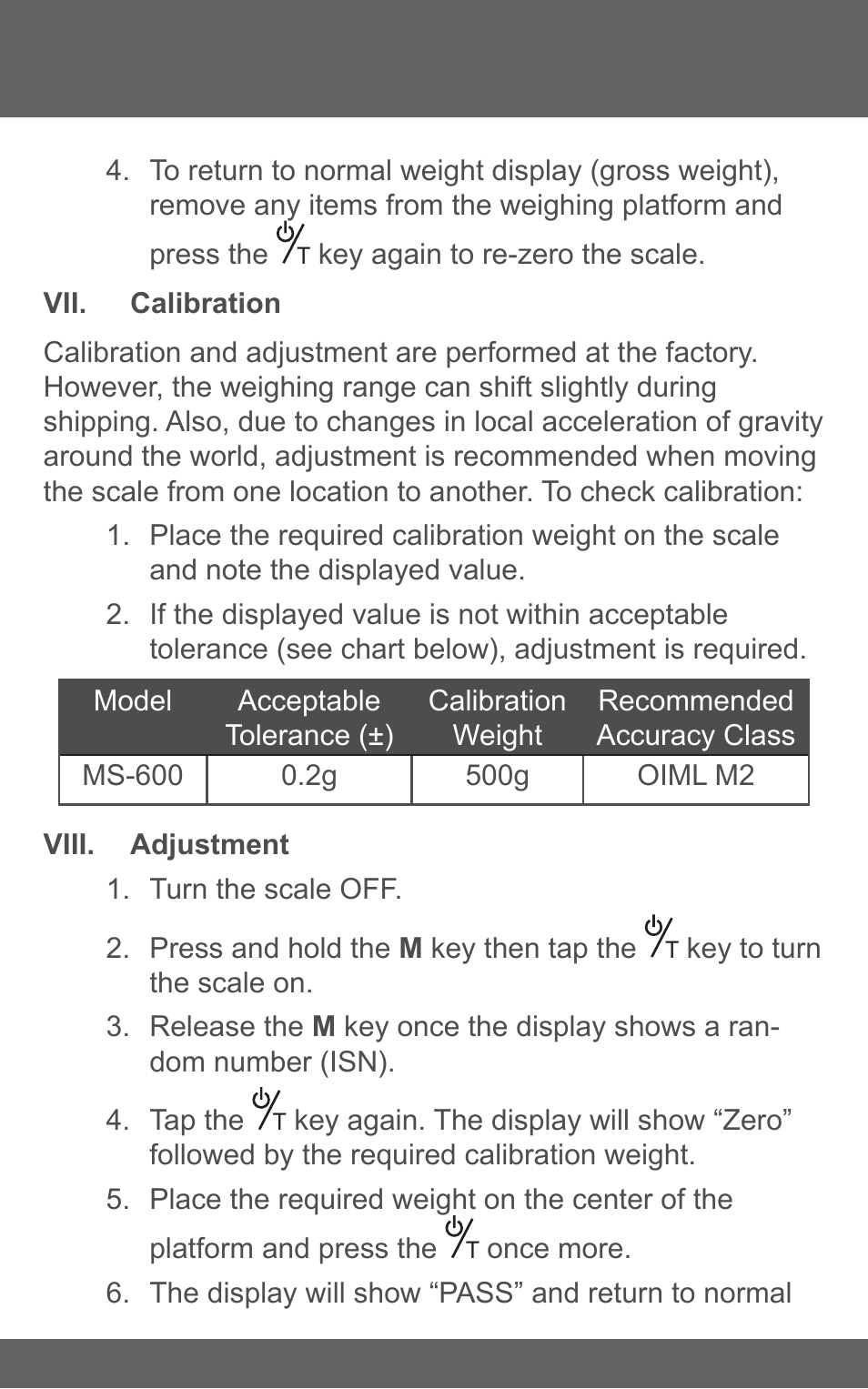 American Weigh Scales (AWS) MS-600 User Manual | Page 5 / 7