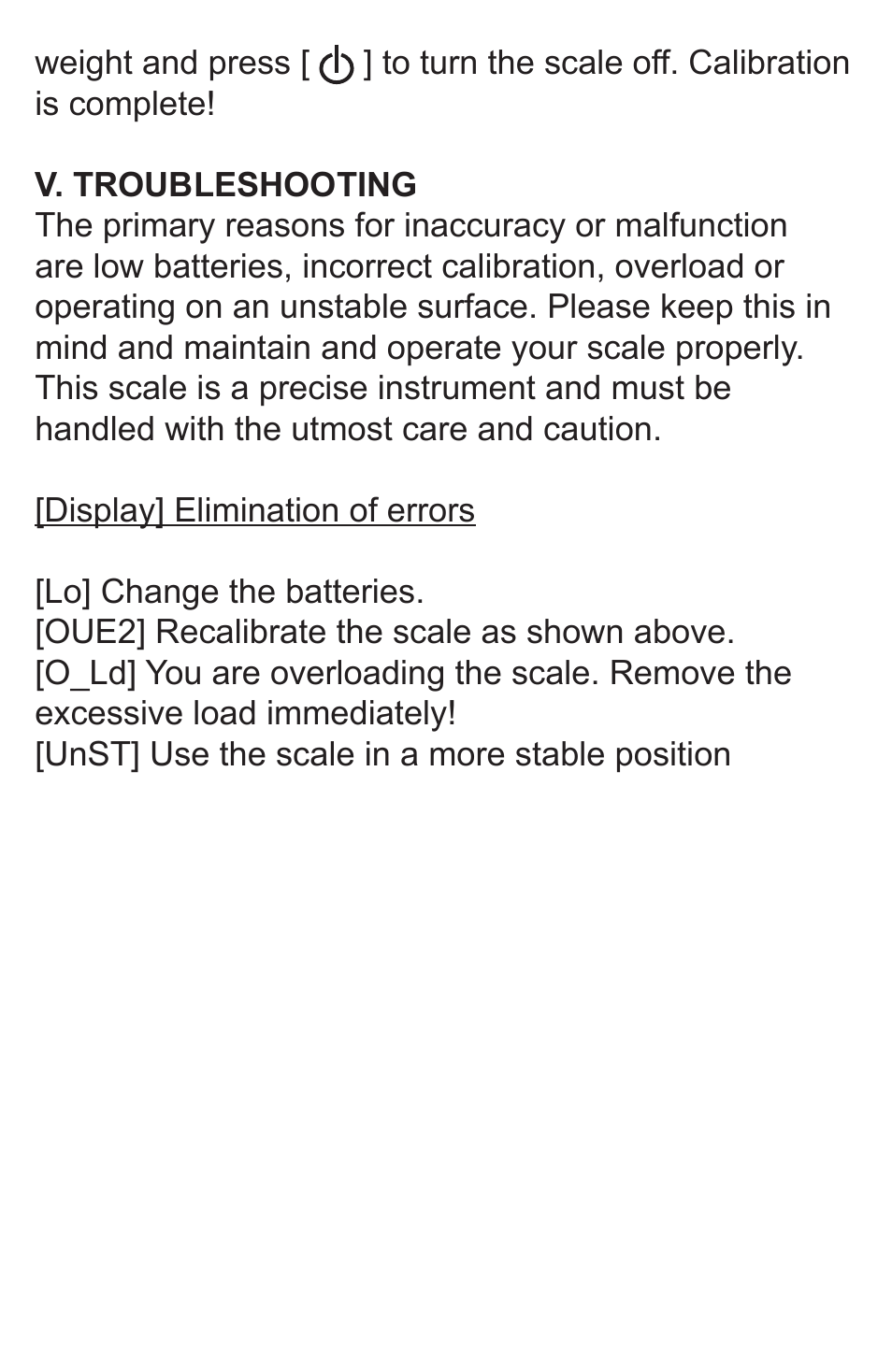 American Weigh Scales (AWS) MSC-500 User Manual | Page 5 / 6