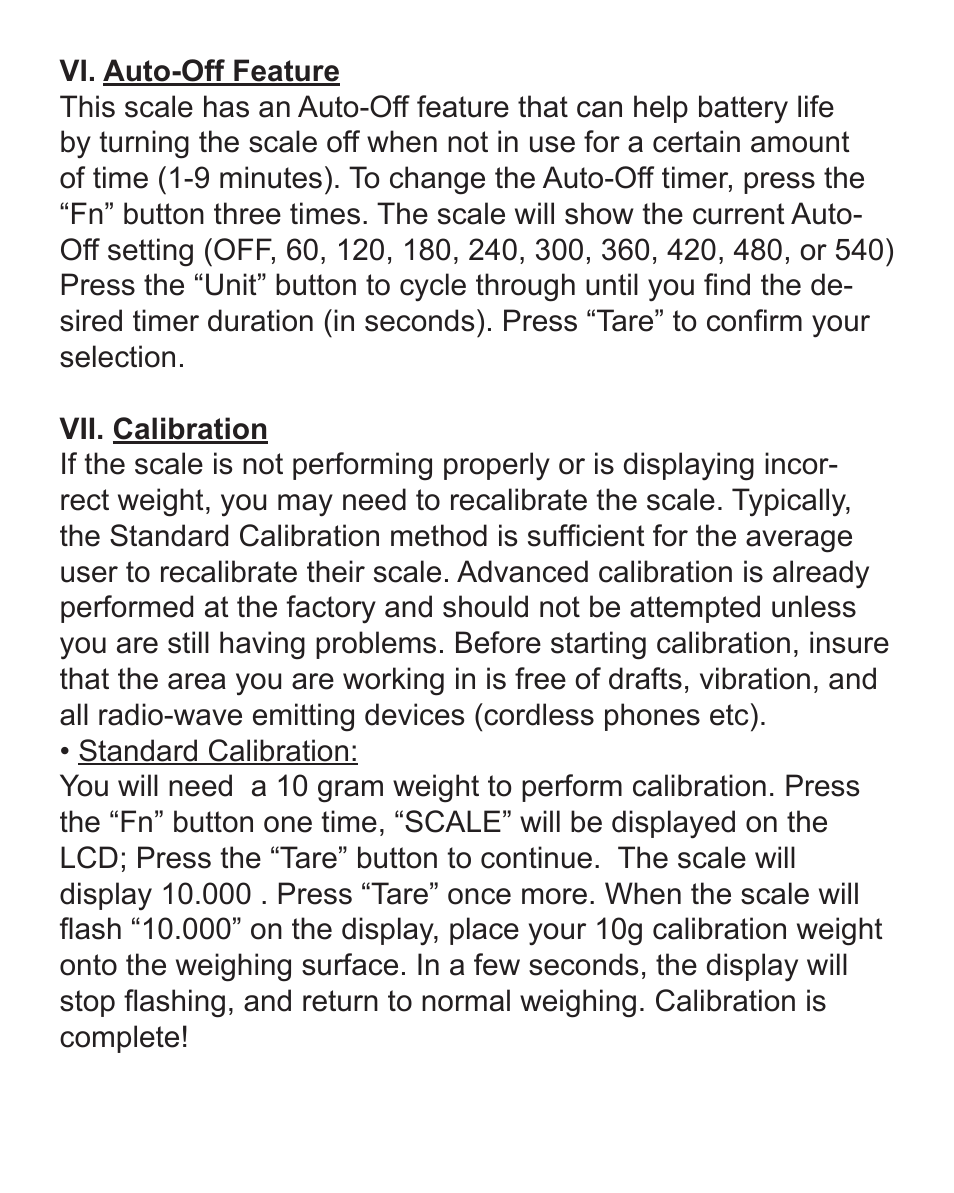 American Weigh Scales (AWS) Mini-Pro-30 User Manual | Page 5 / 6