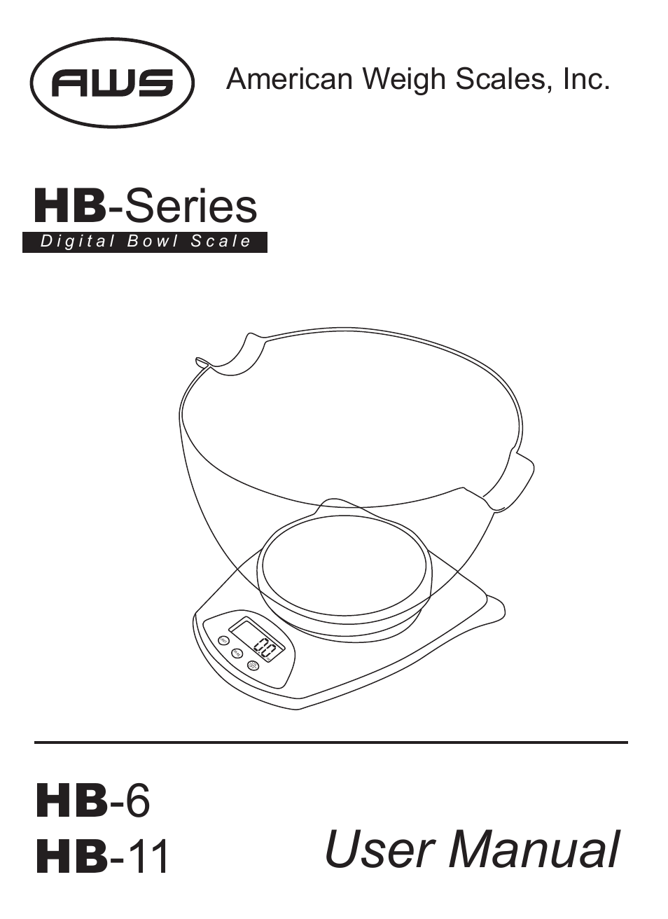 American Weigh Scales (AWS) HB-11 User Manual | 4 pages