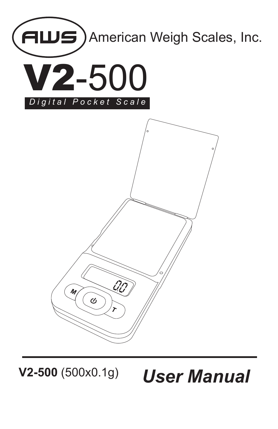 American Weigh Scales (AWS) V2-500 User Manual | 5 pages
