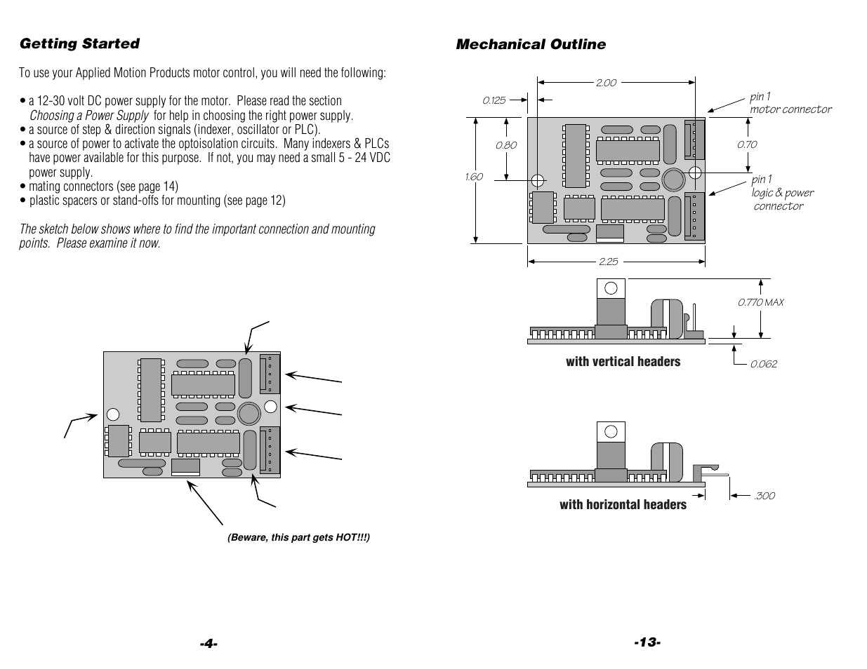 Applied Motion 1030 User Manual | Page 4 / 8