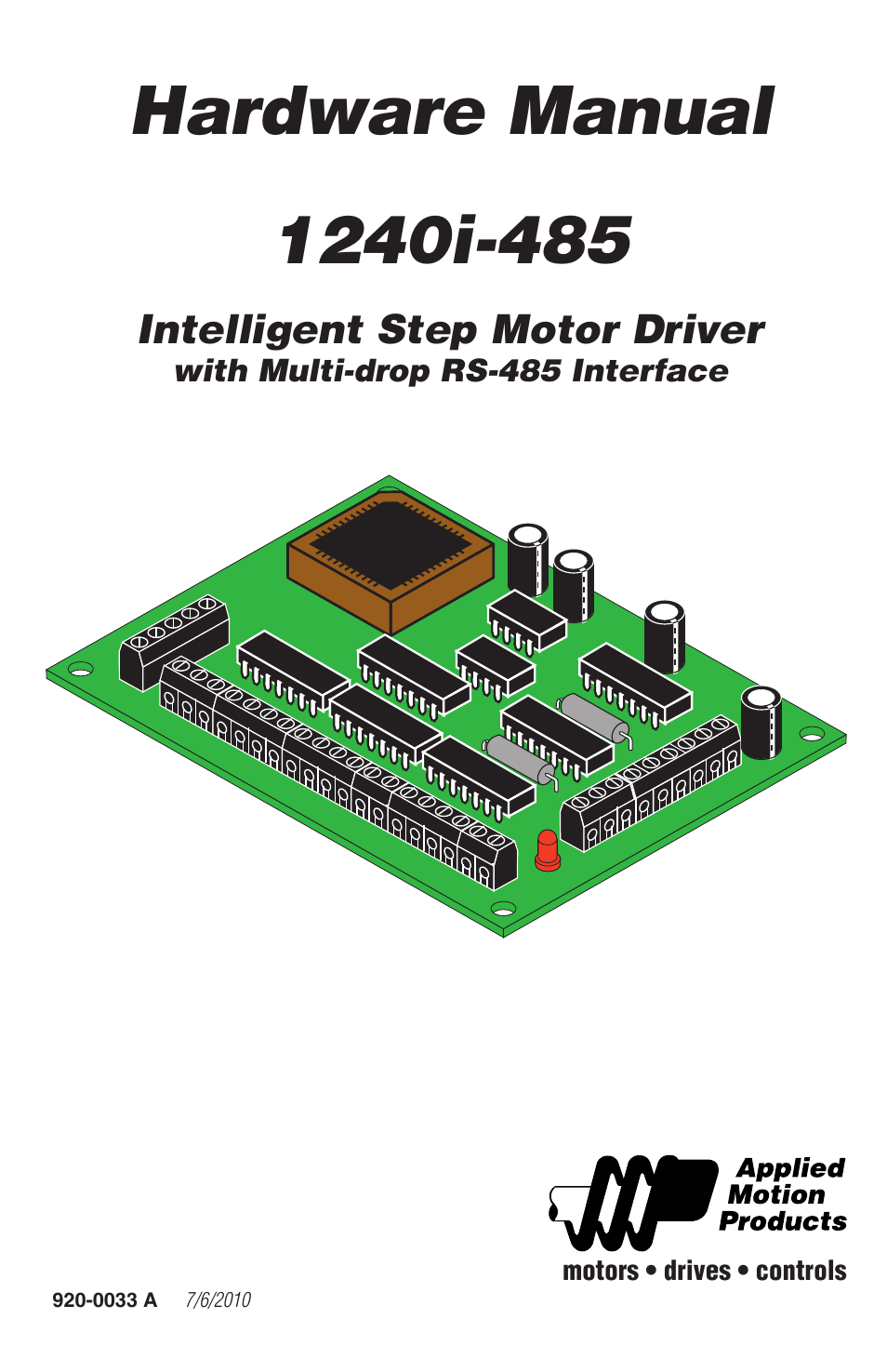 Applied Motion 1240i-485 User Manual | 20 pages