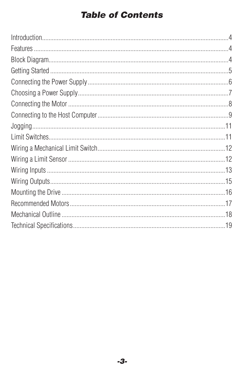 Applied Motion 1240i-485 User Manual | Page 3 / 20