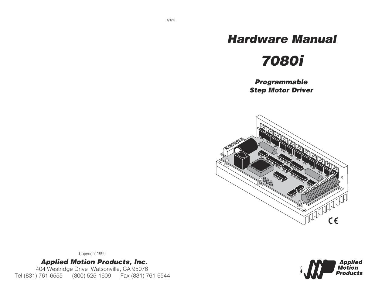 Applied Motion 7080i User Manual | 10 pages