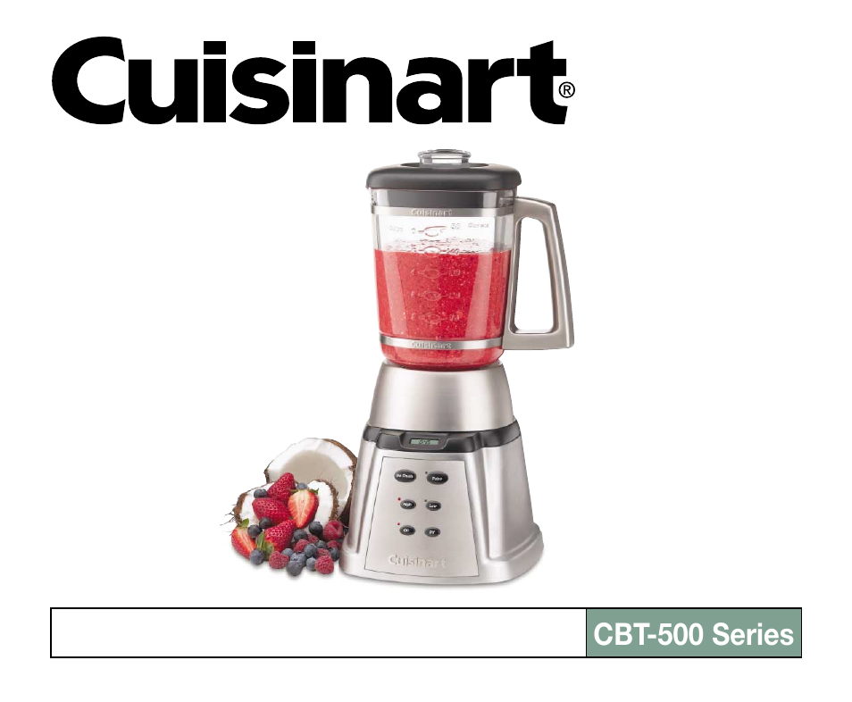 Cuisinart CBT-500 User Manual | 21 pages