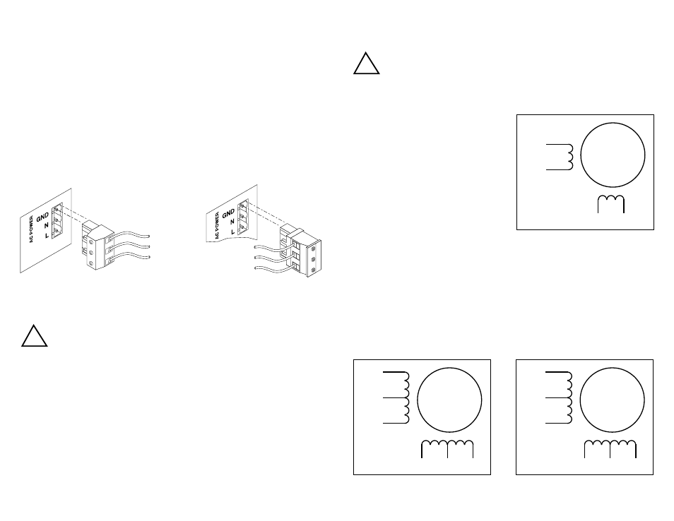 Connecting the motor, 4lead motor, 6lead motor | Applied Motion PDO3540 User Manual | Page 8 / 28