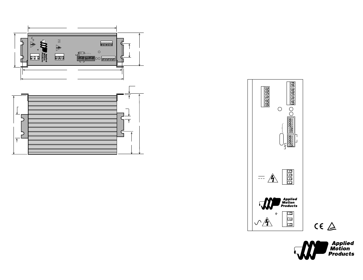 User’s manual pdo 5580, Step motor driver, Applied motion products, inc | Mechanical outline, Motors • drives • controls | Applied Motion PDO5580 User Manual | Page 24 / 24