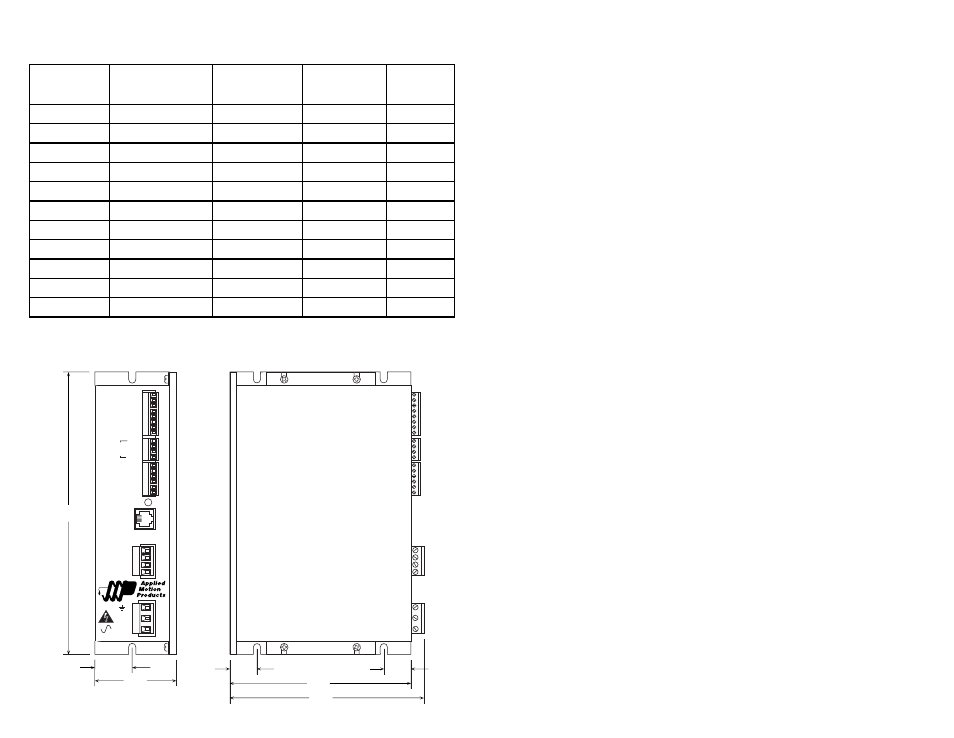 Recommended motors mechanical outline, Technical specifications | Applied Motion Si3540 User Manual | Page 17 / 20