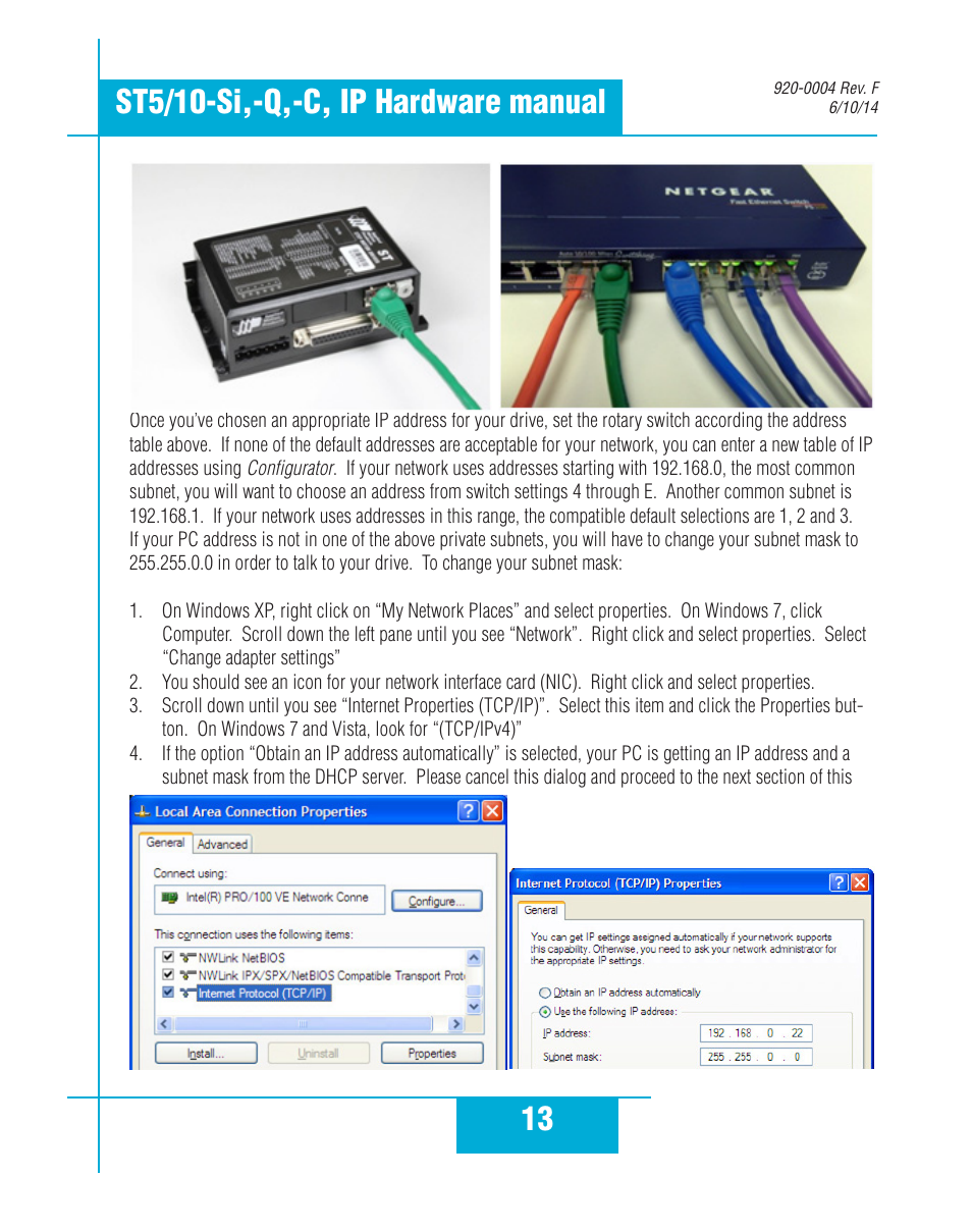 Applied Motion ST10-C-CE User Manual | Page 13 / 52