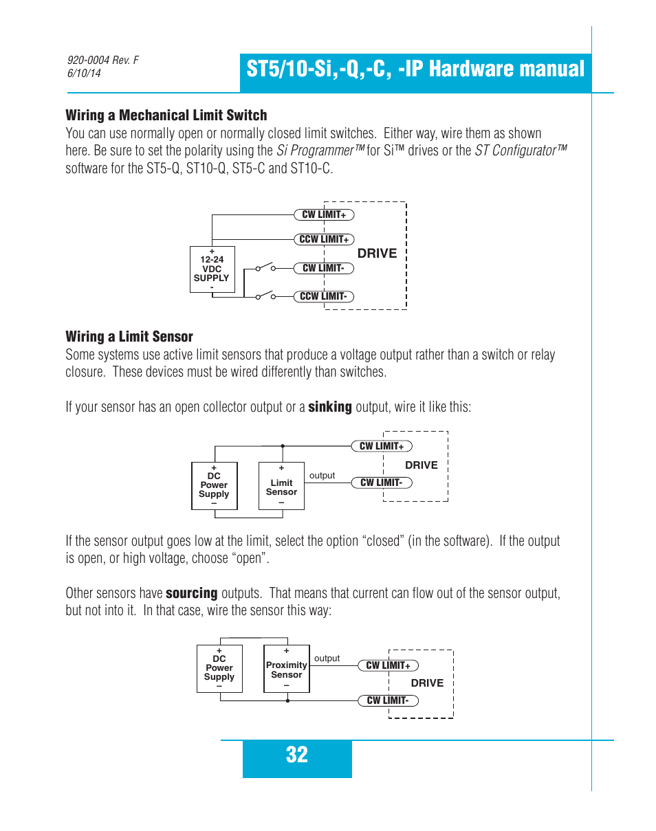 Applied Motion ST10-C-CE User Manual | Page 32 / 52