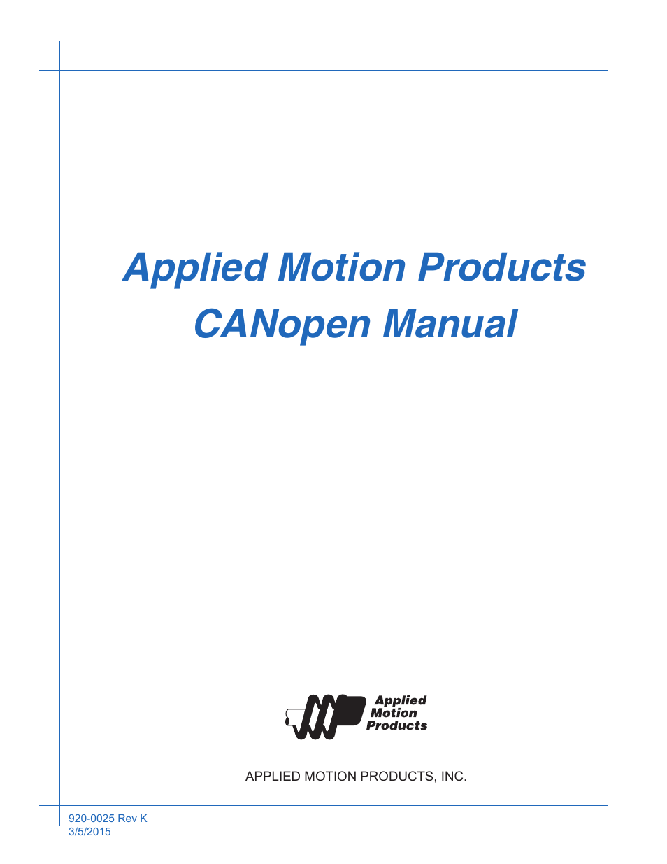 Applied Motion ST10-C-CE User Manual | 101 pages