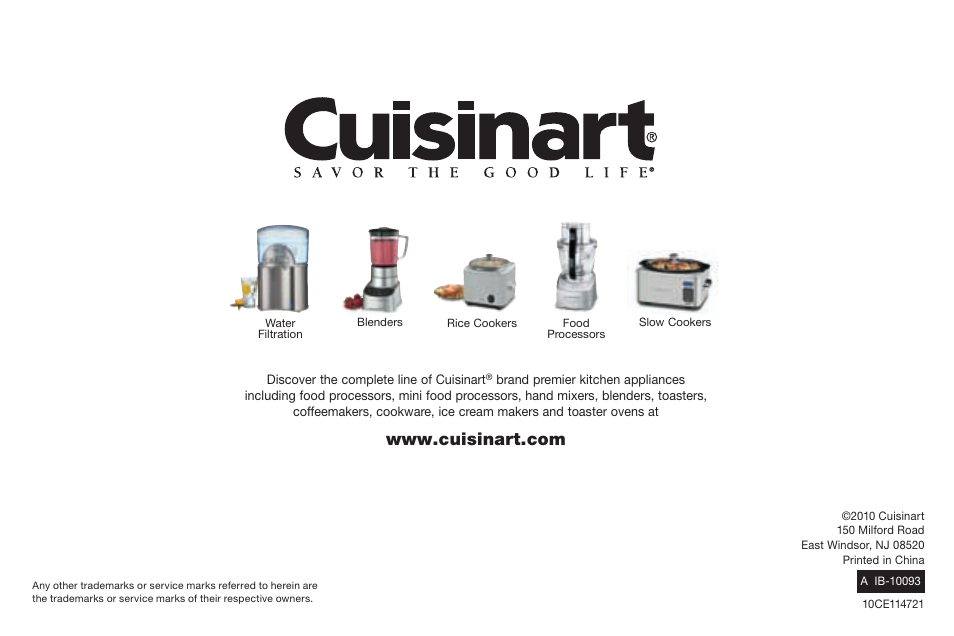 Cuisinart CUSTOM CLASSIC TOB-40 User Manual | Page 9 / 25