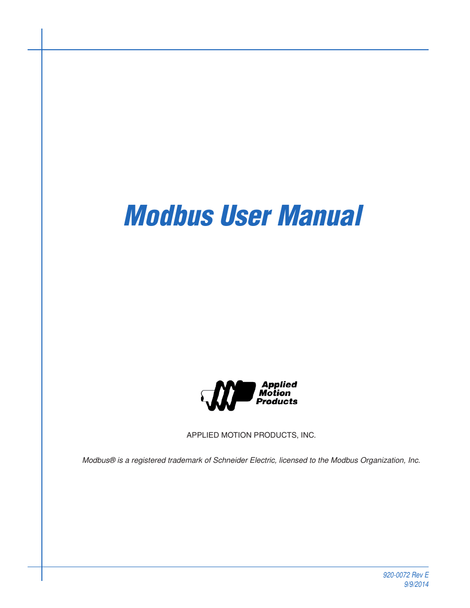 Applied Motion ST10-Q-NE User Manual | 11 pages