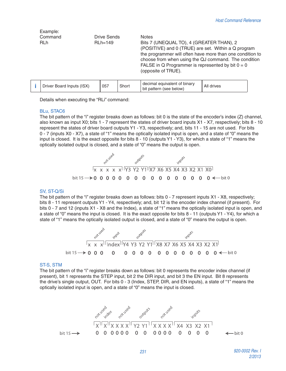 Applied Motion RS-232 User Manual | Page 231 / 320