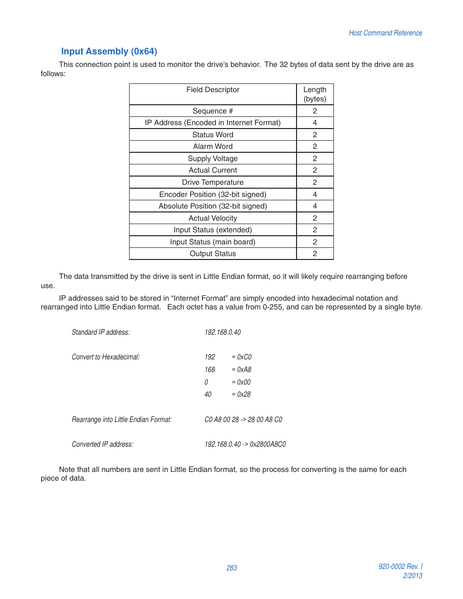 Applied Motion RS-232 User Manual | Page 283 / 320