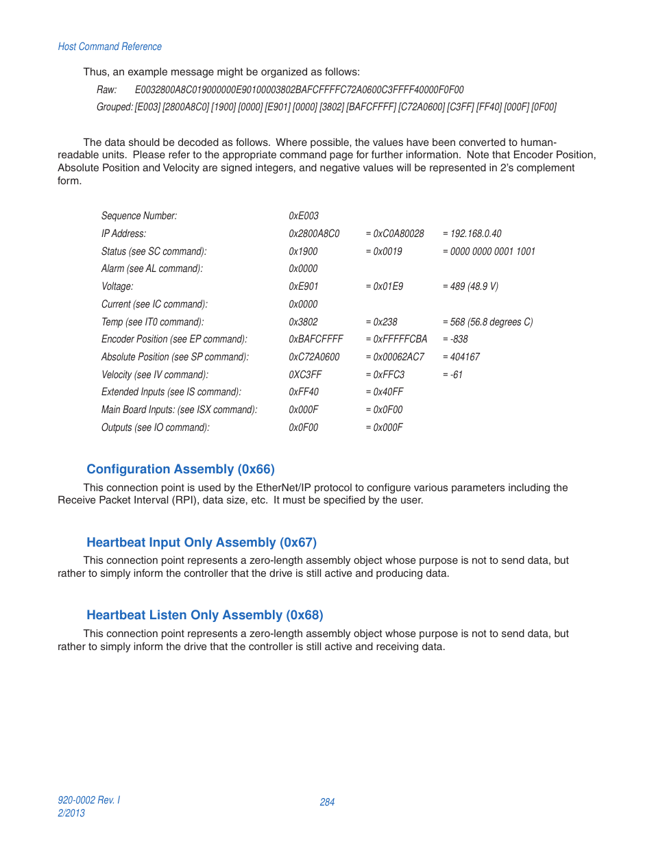 Applied Motion RS-232 User Manual | Page 284 / 320