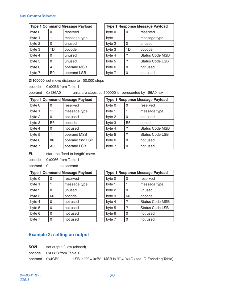 Applied Motion RS-232 User Manual | Page 288 / 320