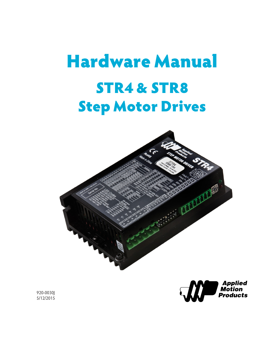 Applied Motion STR4 User Manual | 46 pages