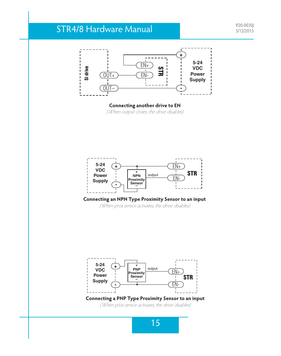 15 str4/8 hardware manual | Applied Motion STR4 User Manual | Page 15 / 46
