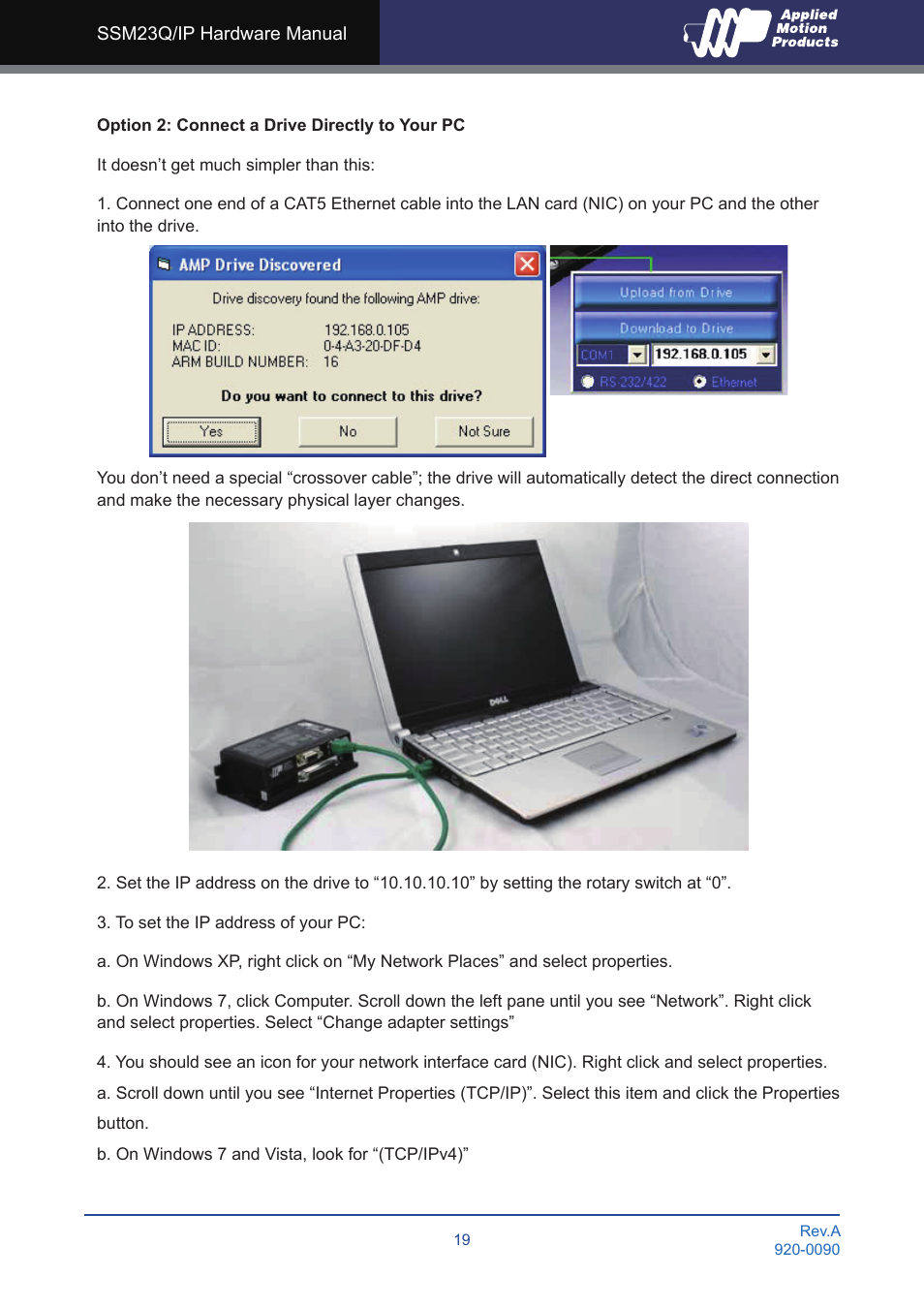 Applied Motion SSM23IP-2EG User Manual | Page 19 / 33
