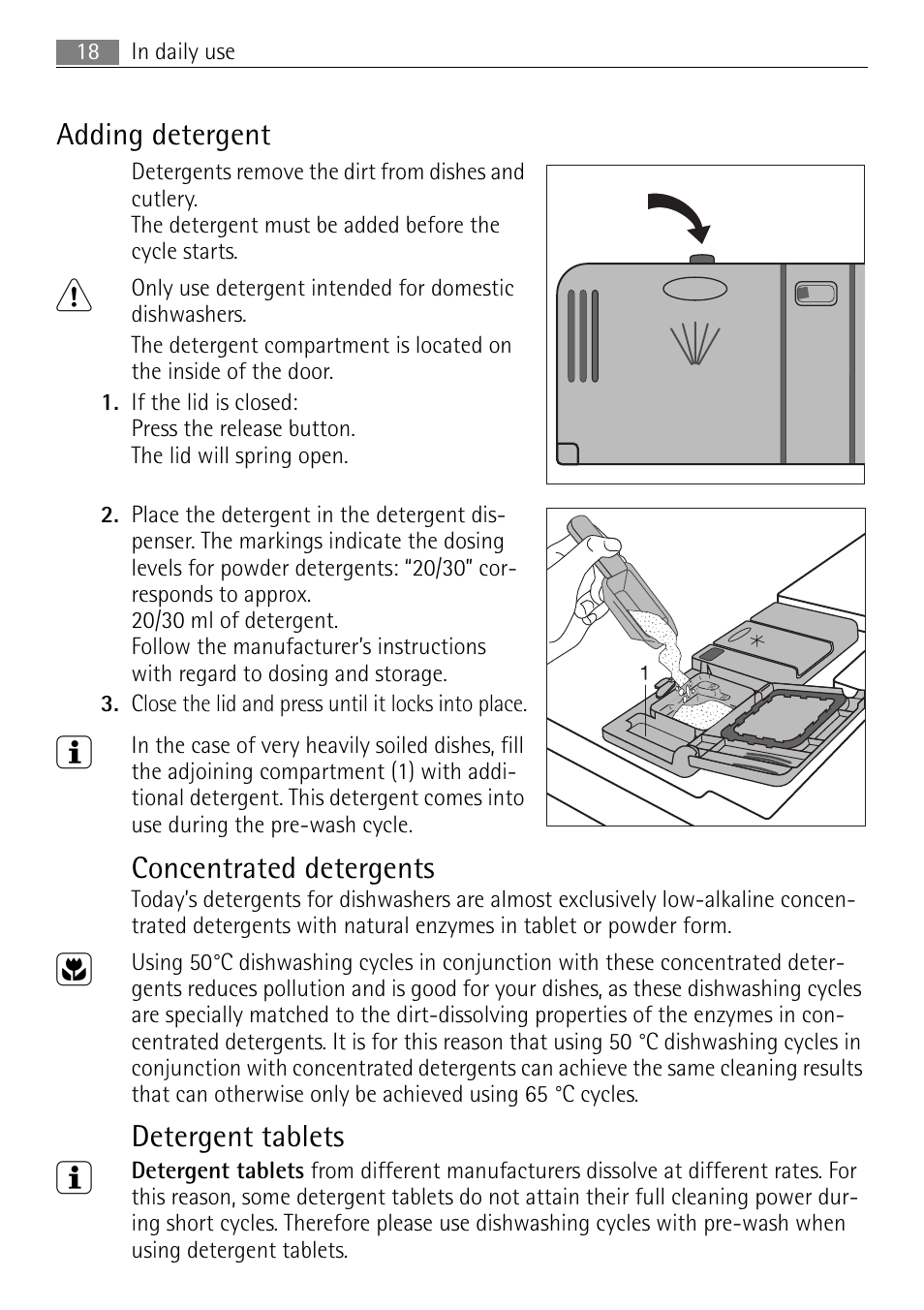 Electrolux FAVORIT 44080 i User Manual | Page 18 / 40