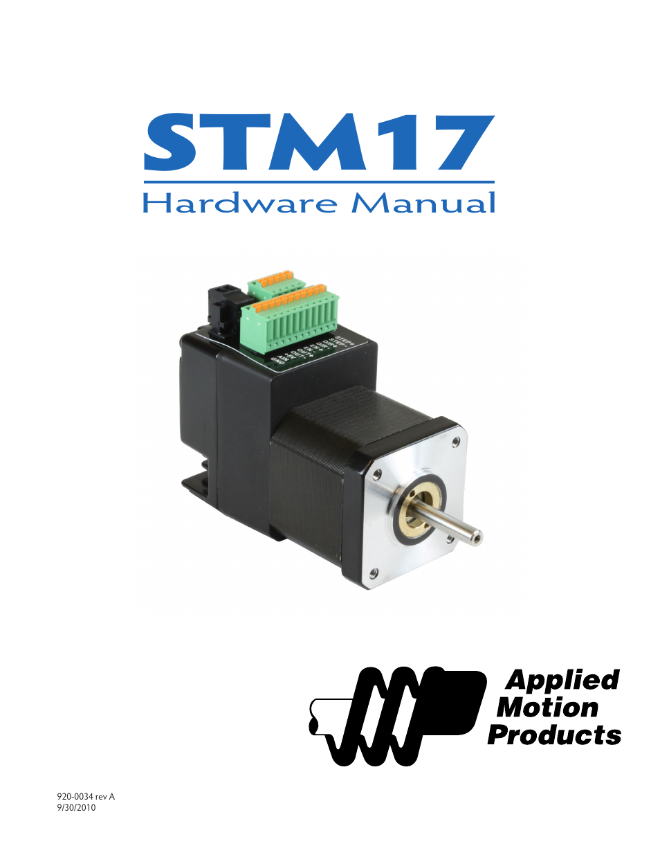 Applied Motion STM17C-3CE User Manual | 31 pages