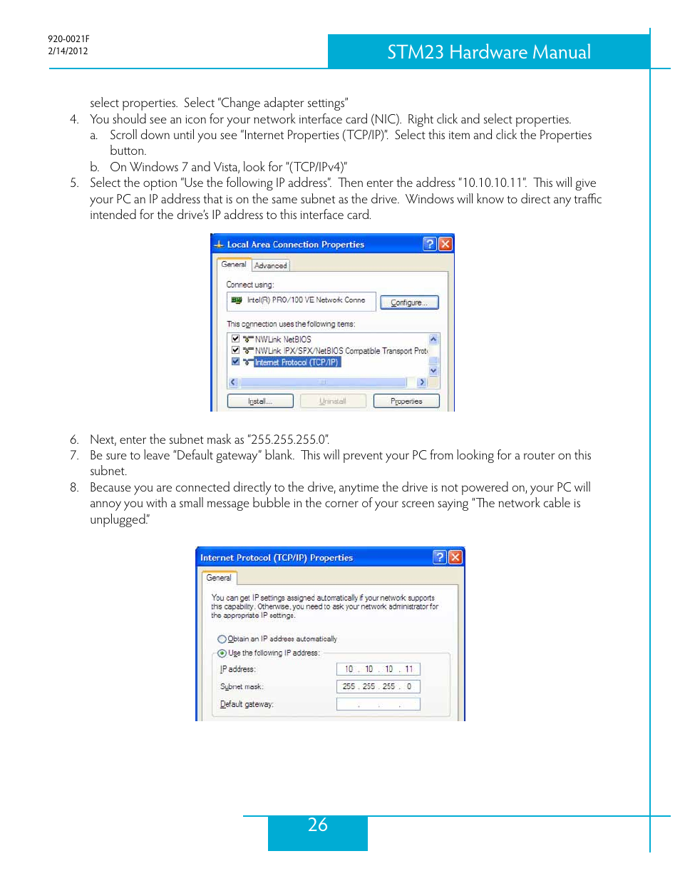 26 stm23 hardware manual | Applied Motion STM23C-3CE User Manual | Page 26 / 48