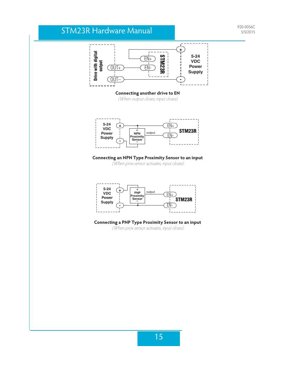 15 stm23r hardware manual, Stm23r | Applied Motion STM23R-2ND User Manual | Page 15 / 36