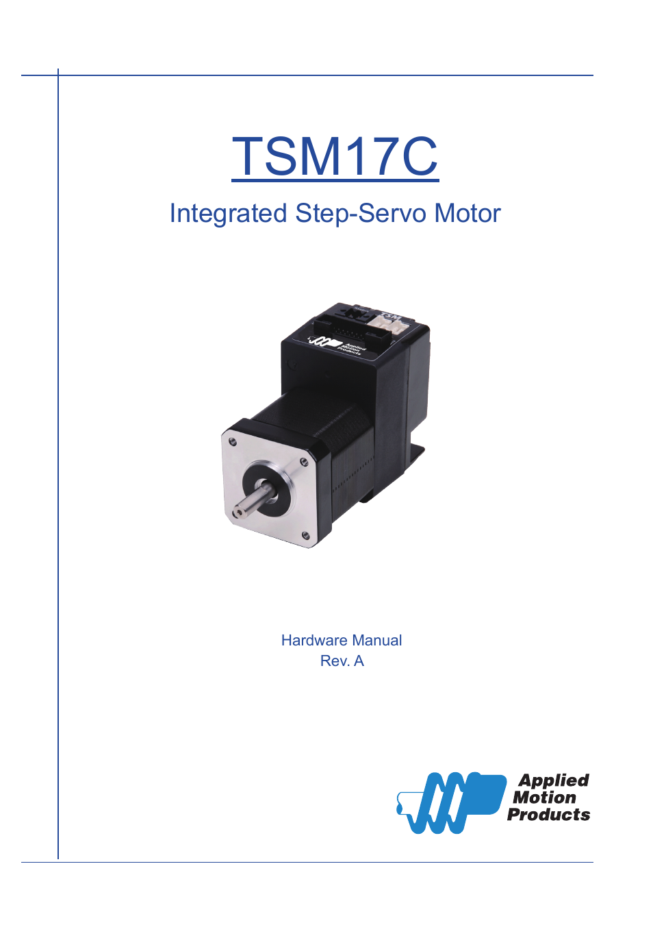 Applied Motion TSM17C-1CG User Manual | 25 pages