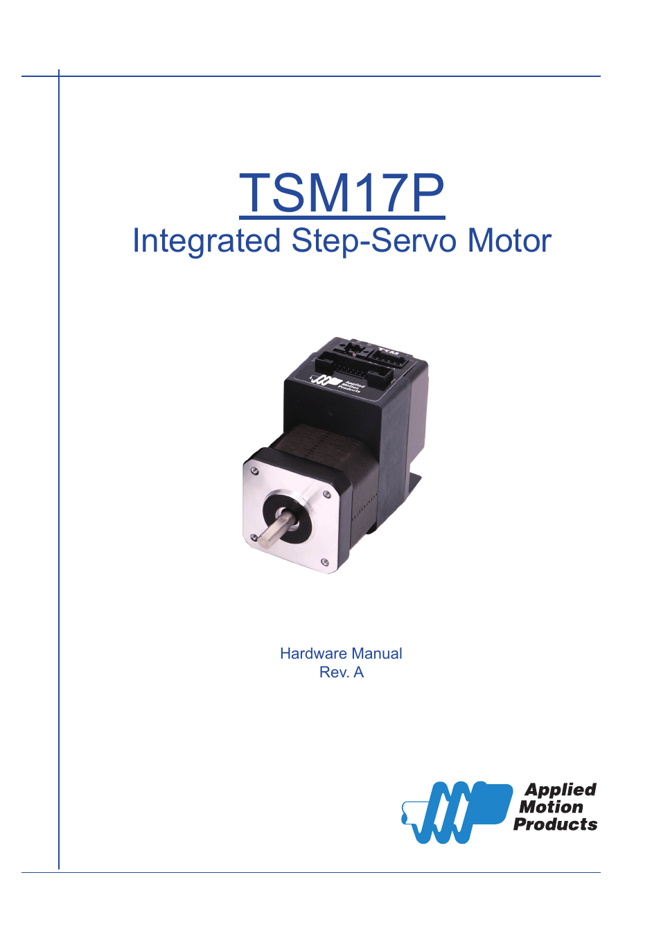 Applied Motion TSM17P-1AG User Manual | 22 pages