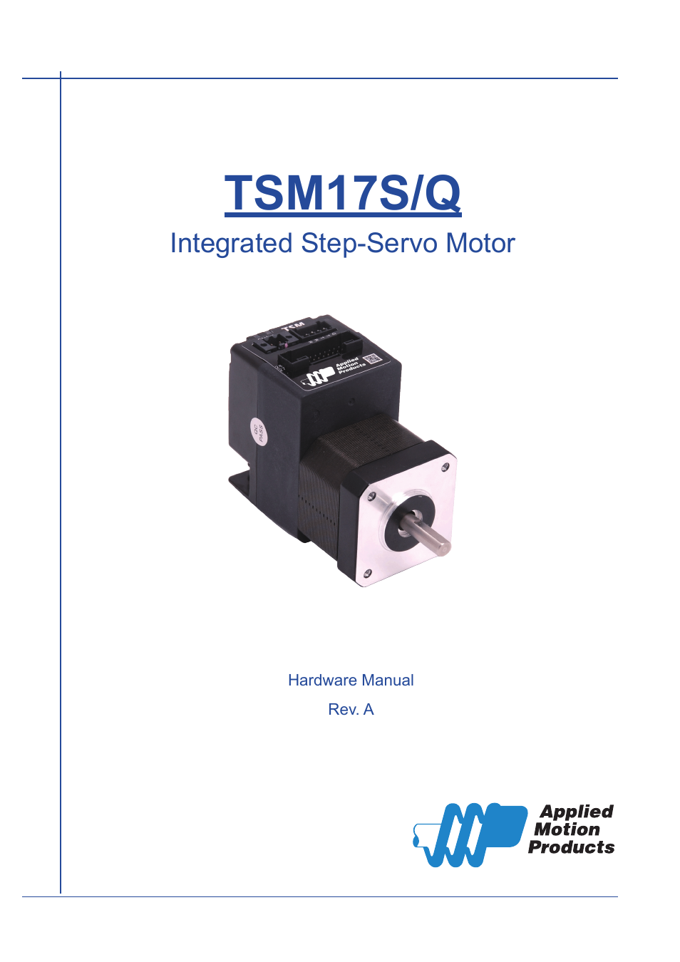 Applied Motion TSM17Q-1AG User Manual | 29 pages