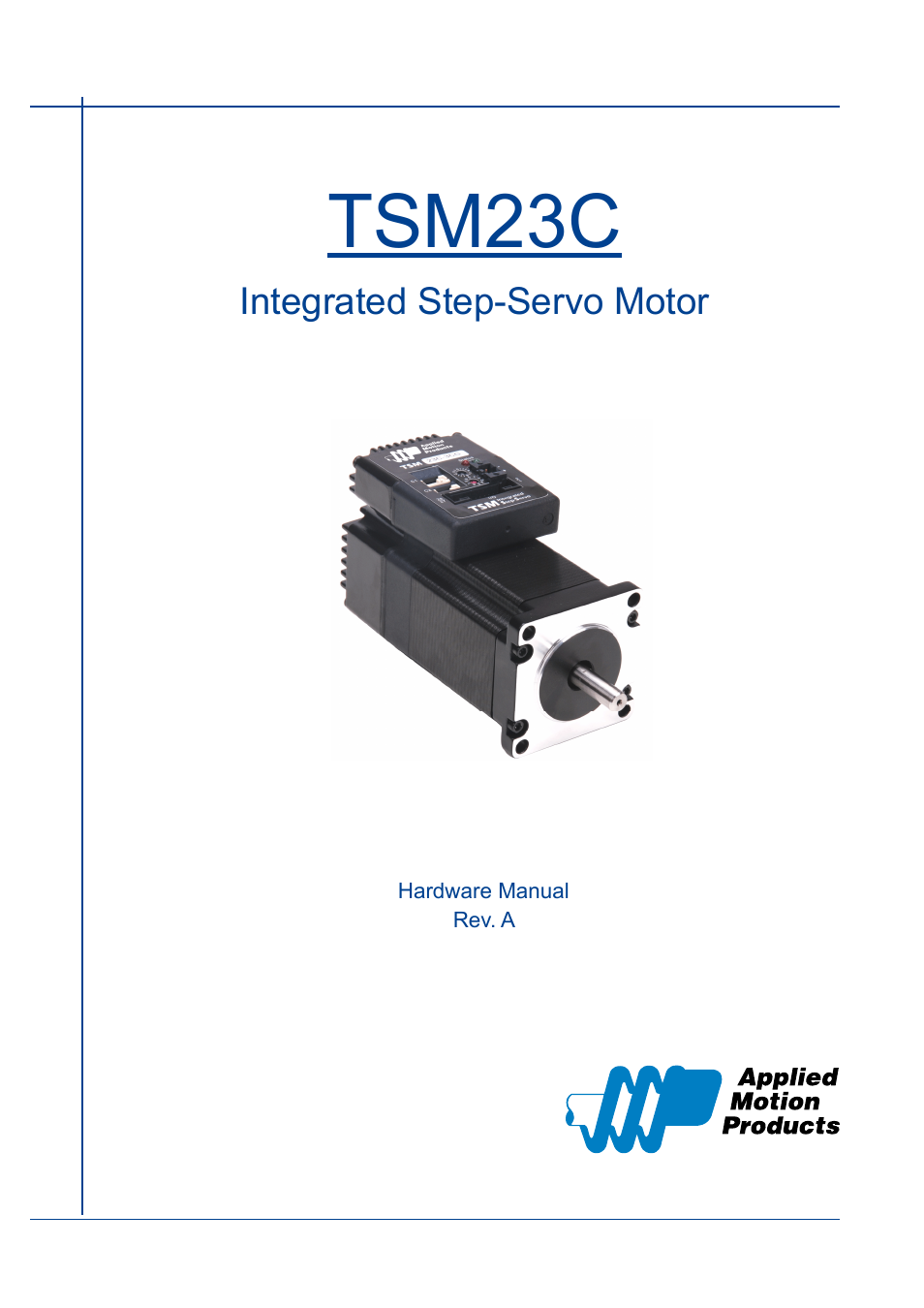 Applied Motion TSM23C-2CG User Manual | 25 pages